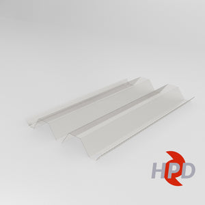 2 1/4" Bertha Clear Panels Custom Length